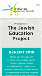 Mobile Screenshot of jewishedproject.org